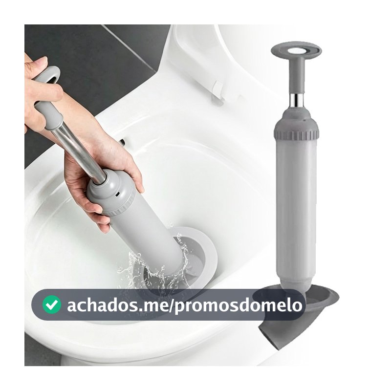 Desentupidor Alta Pressão Tipo Bomba De Sucção Borracha Para Pia Vaso Sanitários Ralo Cano Esgoto