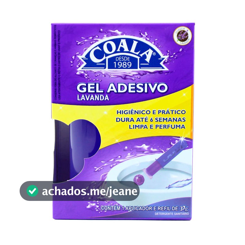 Aplicador Coala Gel Adesivo + Refil Lavanda 37 g