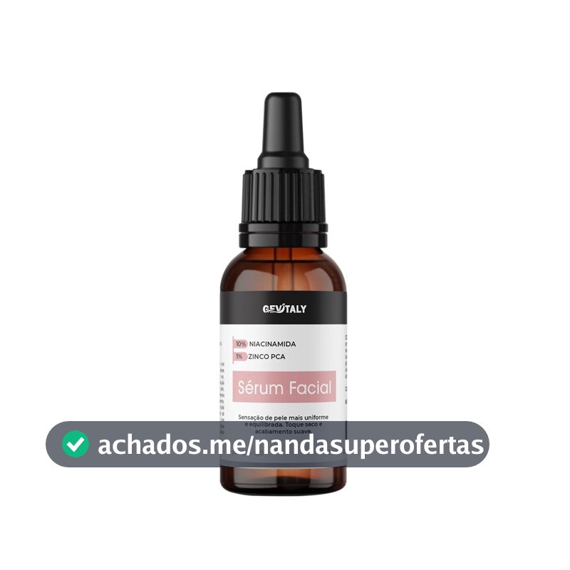 Sérum Facial 30ml G2 Niacinamida 10% + Zinco PCA 1% Gevitaly Para Skincare Diário Equilíbrio da Oleosidade na Pele