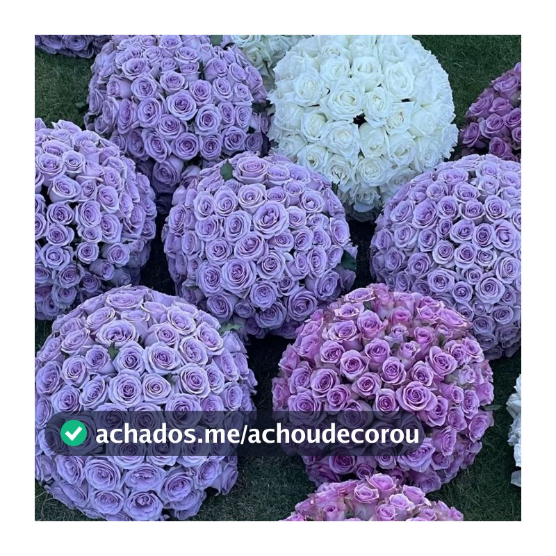 Rosa Artificial Decorativa - Aparência Realista e Zero Manutenção, 24 Rosas por Galho
