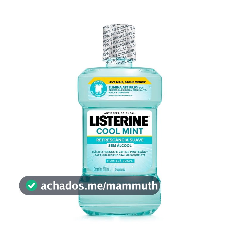 Enxaguante Bucal Listerine Zero 500ml