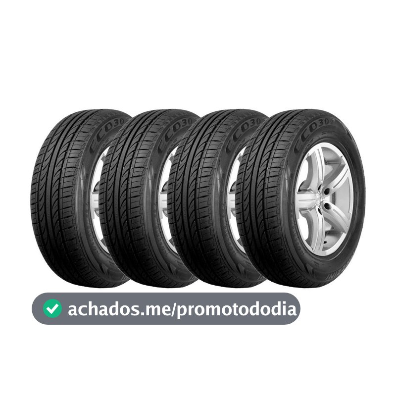 KIT 4 Pneus Mazzini ECO307 175/75R14 Aro 14 87T