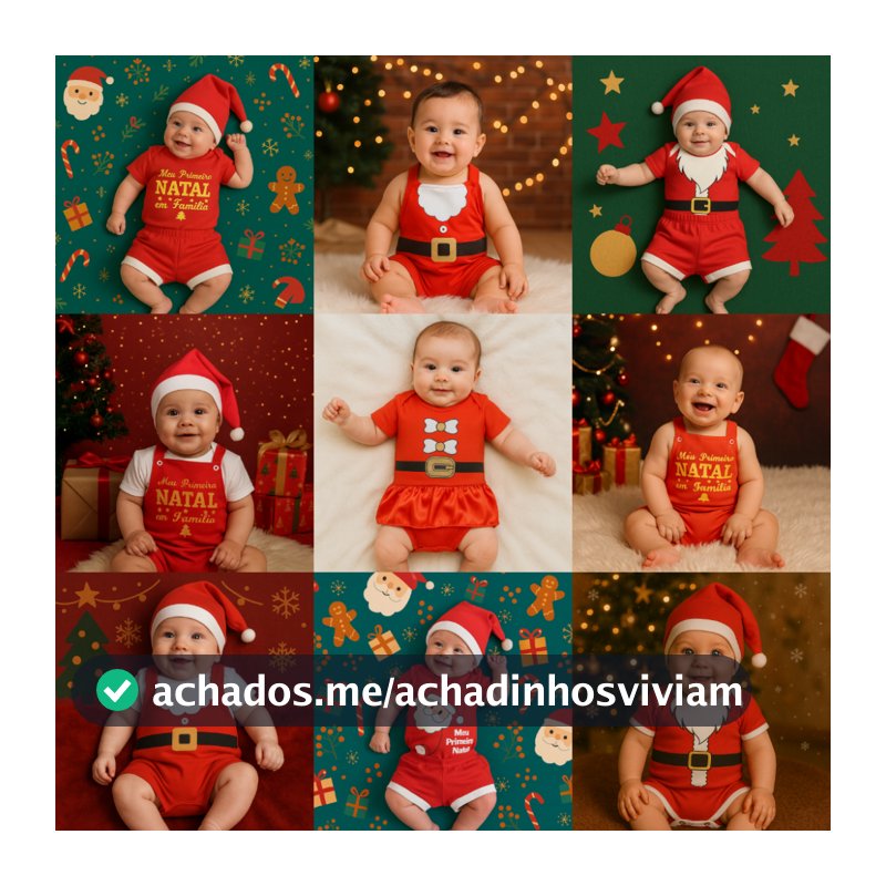 Roupa bebê natal/ Body natal/ Papai noel/ Jardineira/ Romper/Mesversário.
