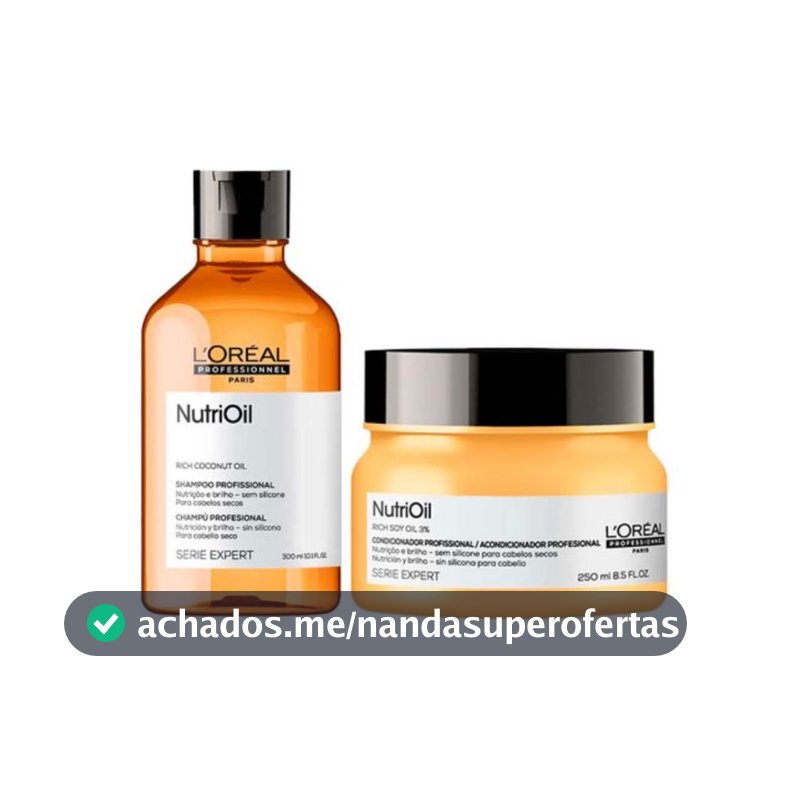 Kit NutriOil Shampoo e Máscara - L'oreal Professionnel