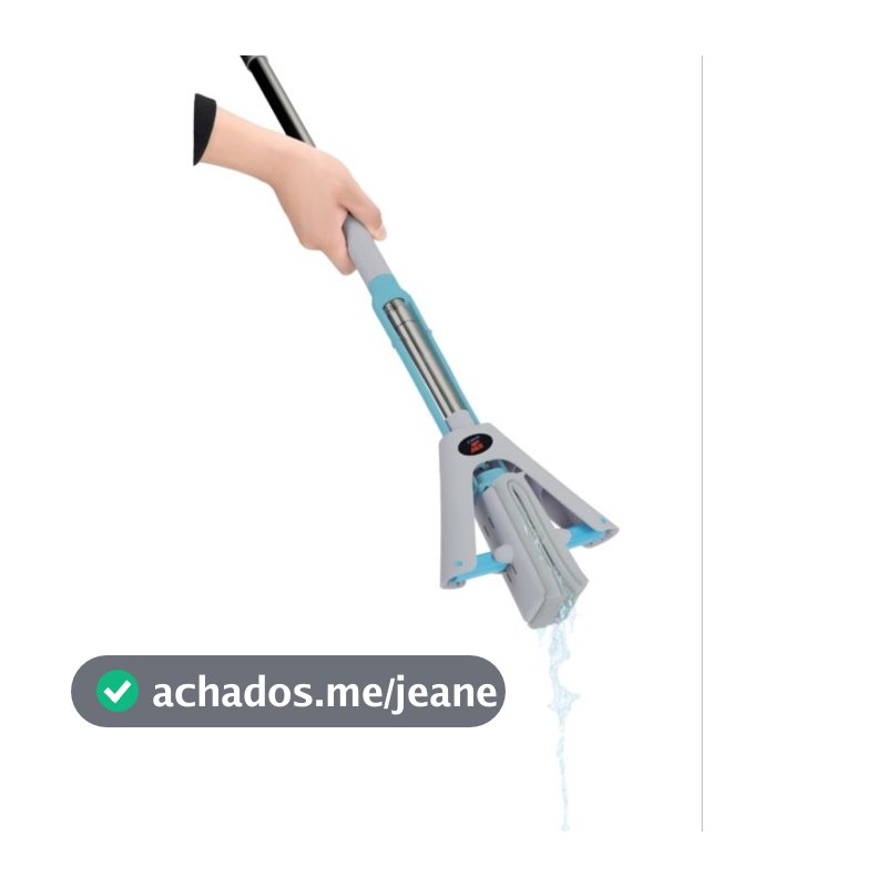 Mop Limpeza Geral Plus Lava e Seca Dobrável Leve Compacto Original da Celeste
