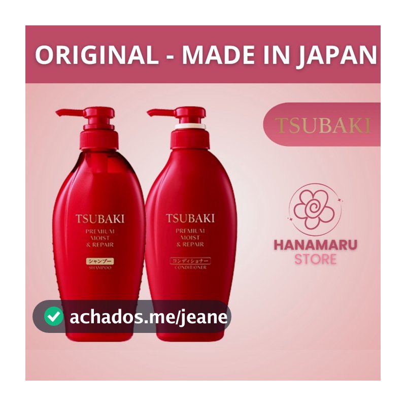 Shampoo Condicionador Shiseido Tsubaki Premium Moist & Repair direto do Japão