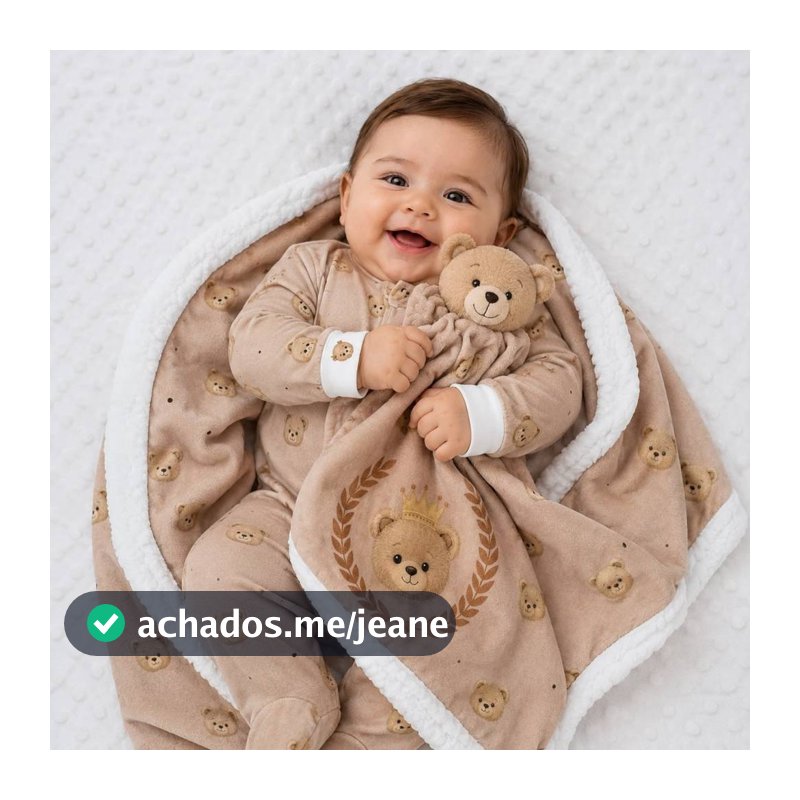 Saída Maternidade Ursinho Marrom | Kit Saída Maternidade RN Macacão Bebê Menino ENVIO PRONTA ENTREGA