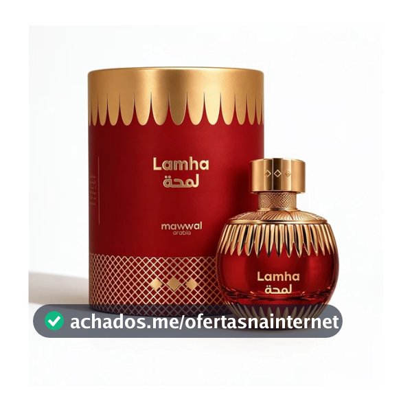 Perfume Árabe Mawwal Aura Lamha Feminino Eau de Parfum 100ml Lacrado Original Envio Imediato