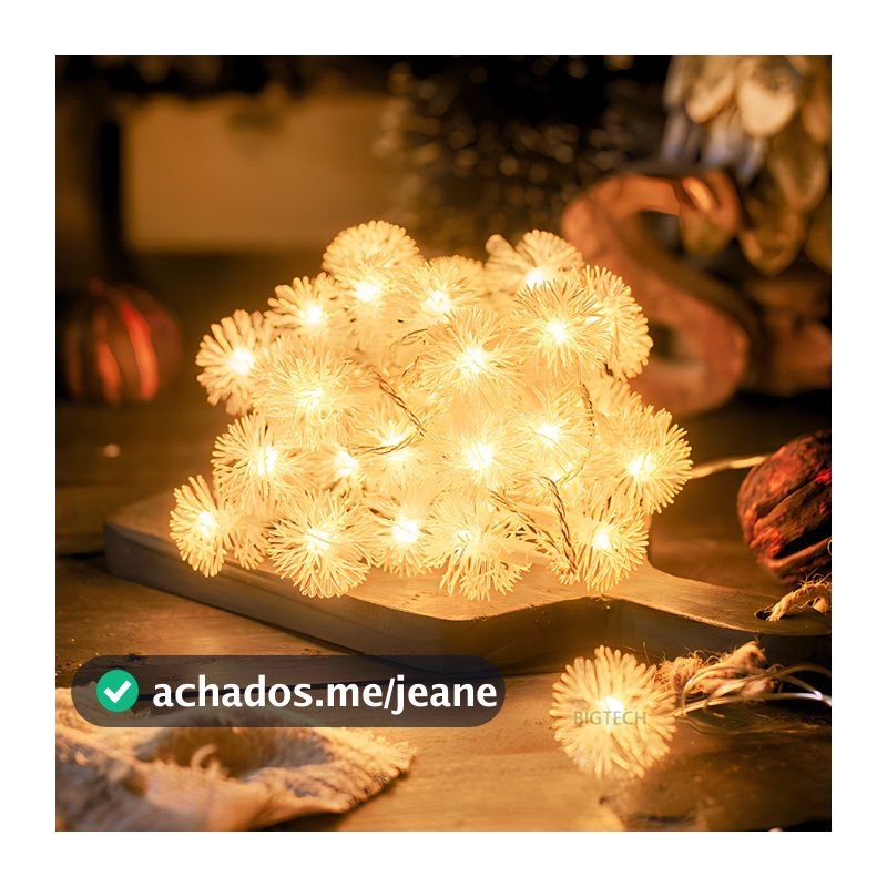 Luzes De Decoração Com Bolinhas Enfeites Luzes De Decoração Decoração De Natal