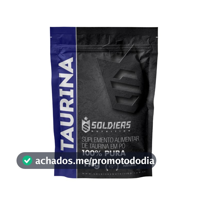 L-Taurina Suplemento Nutricional 100% Pura Importada - Soldiers Nutrition Aminoácido Recuperação Muscular
