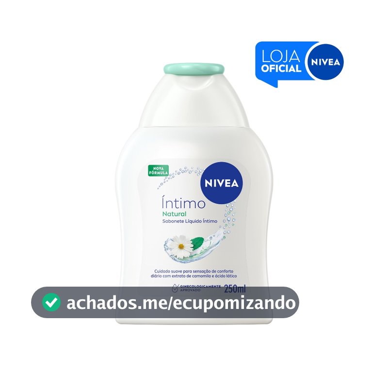 NIVEA Sabonete Líquido Íntimo Natural 250ml