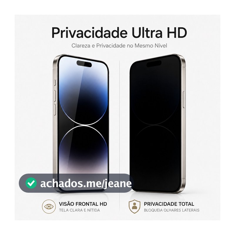 Película de video para Privacidade iPhone 11/12/13/14/15 /16/17PRO MAX/XR/XS MAX Todos Modelos Privacidade Para Ios