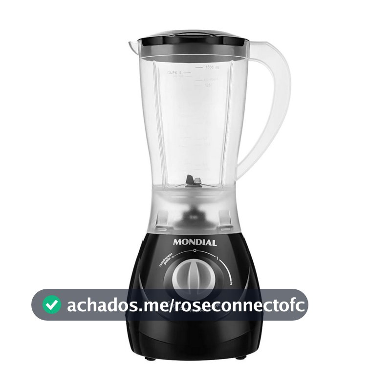 Liquidificador Mondial Power L-550 2 Velocidades e Pulsar 550W