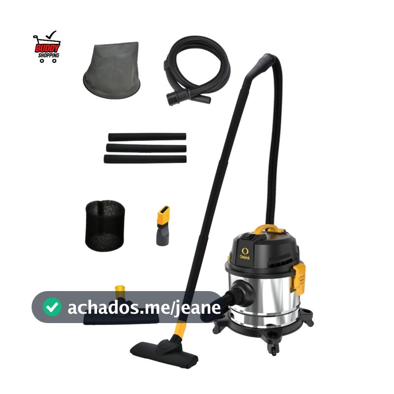 Aspirador de Pó Água e Soprador 1600W 15L 3 em 1 Profissional Grande Limpeza Pesada 127V ou 220V Onistek ON-LV308