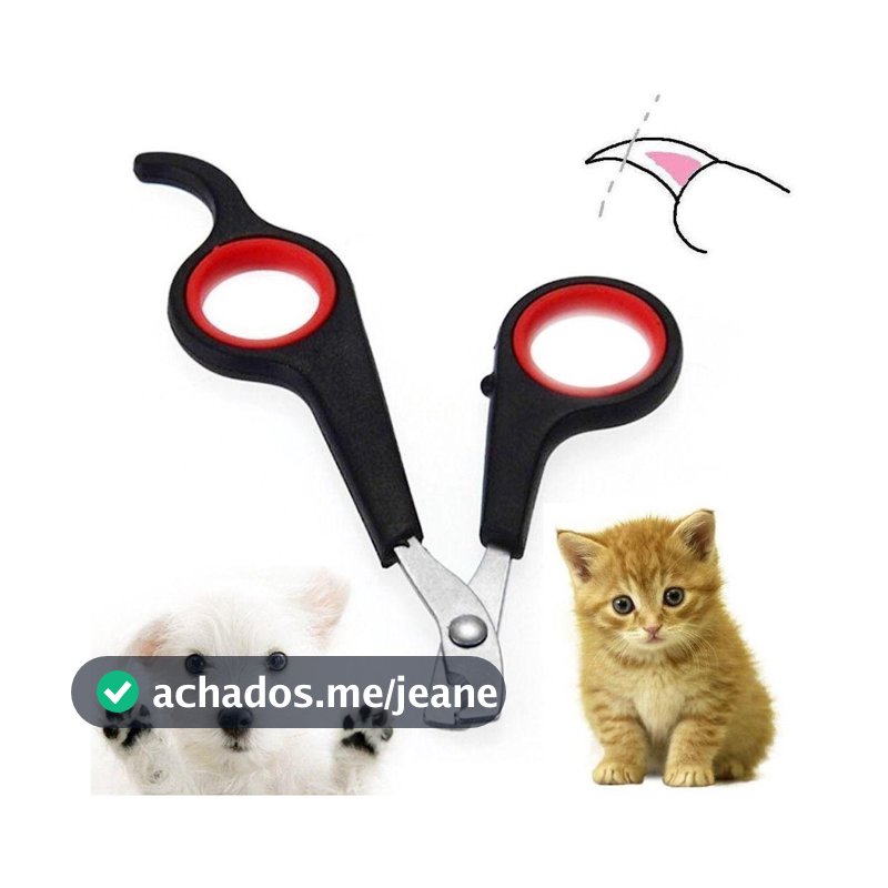 Cortador de Unha de Aço Inoxidável para Cão / Gato de Estimação