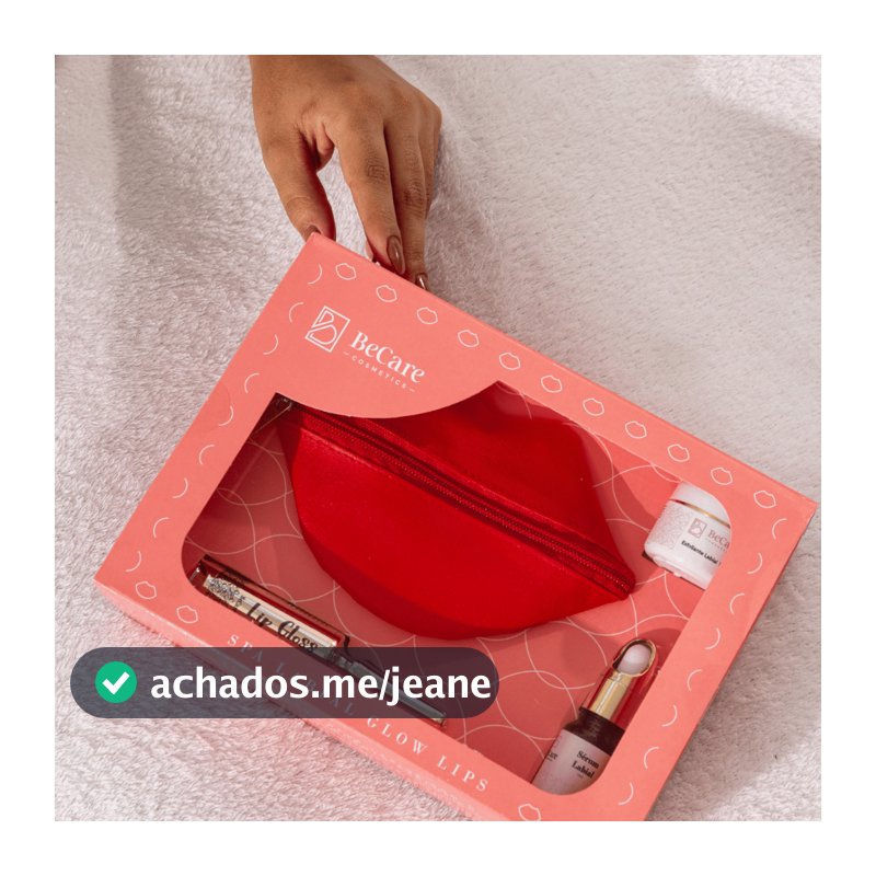 Kit Esfoliante Labial Hidra Gloss Hidratante Sérum Lips Hydra Gloss 3 Passos