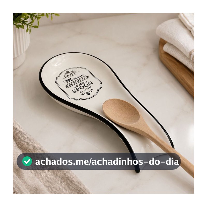 Descanso Talher em Cerâmica 22cm Paris 26901 - Vencedor