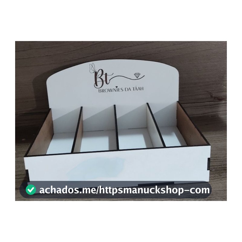EXPOSITOR DE BROWNIE PERSONALIZADO