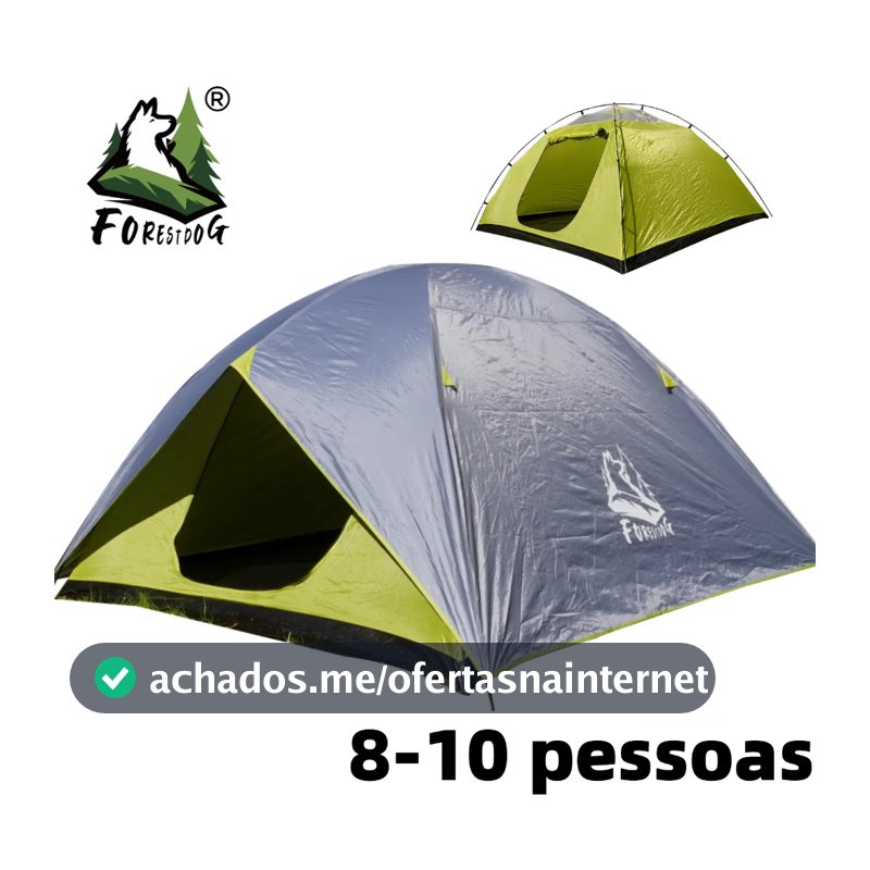 Forestdog Barraca Camping  Acampamento Impermeavel 2000mm Proteção UV Montagem Rápida