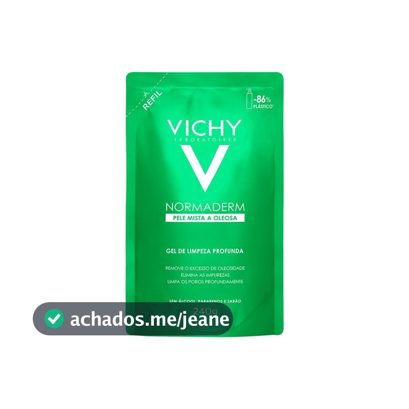 Vichy Normaderm Refil Gel de Limpeza Pele Mista e Oleosa 240g