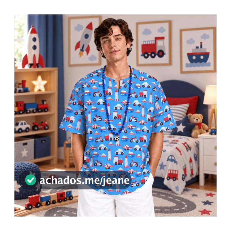 Bata Masculina De Erê Umbanda e Candomblé