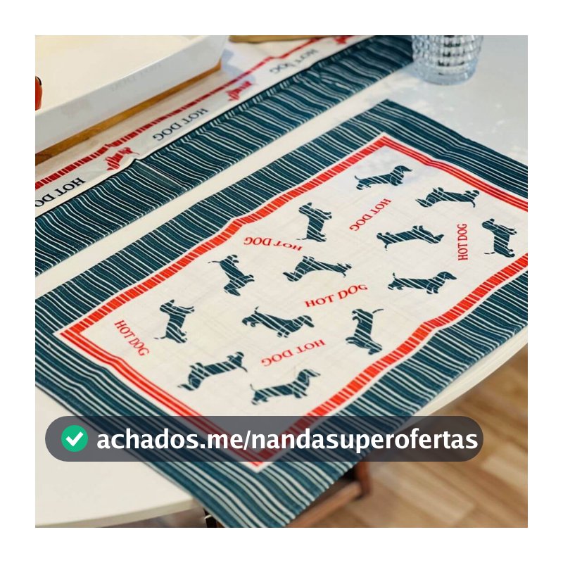 Jogo Americano Hot Dog - 48cmx30,5