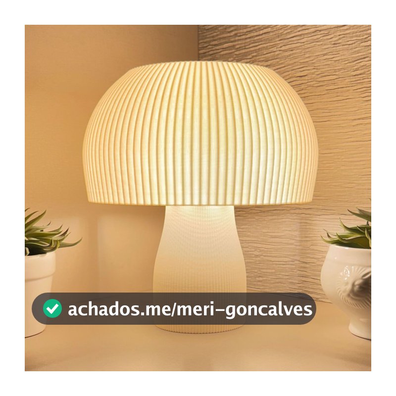 Abajur 🍄 Cogu Mesa Cabeceira Luminária 110V/220V cogumelo quarto sala escritório