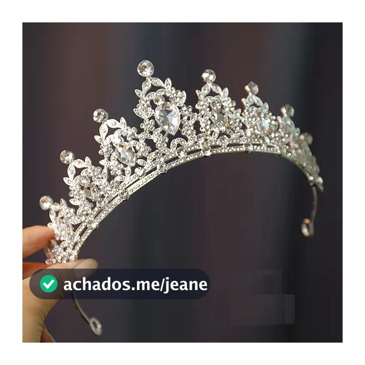 Tiara de bolo de coroa, acessórios de cabelo de cristal, faixa de cabeça para apresentação de aniversário de menina, pre