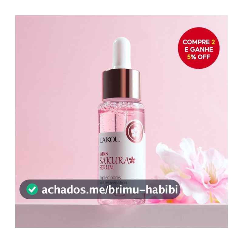 LAIKOU Japão Soro Sakura Remove Rugas Spots Flores De Cerejeira Essência Facial 30ml