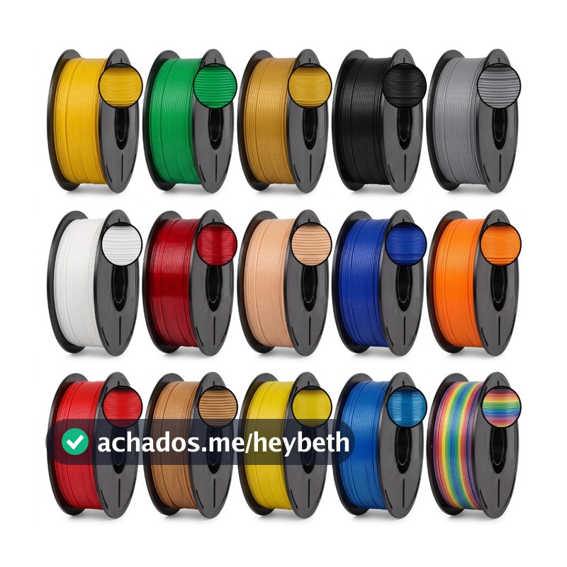 Filamento PETG 1kg Digital Qualy 1.75mm Para Impressora 3D Alta Resistência