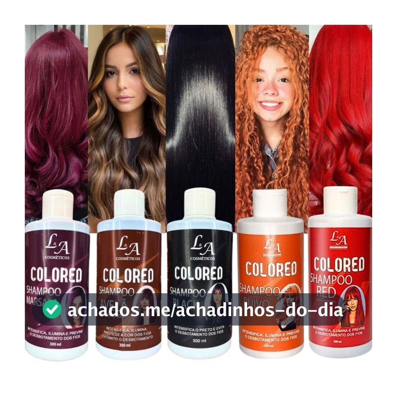 Shampoo Escurecedor Cabelos Brancos Tonalizante Colored 300ml Efeito 100% Natural Super Resultado