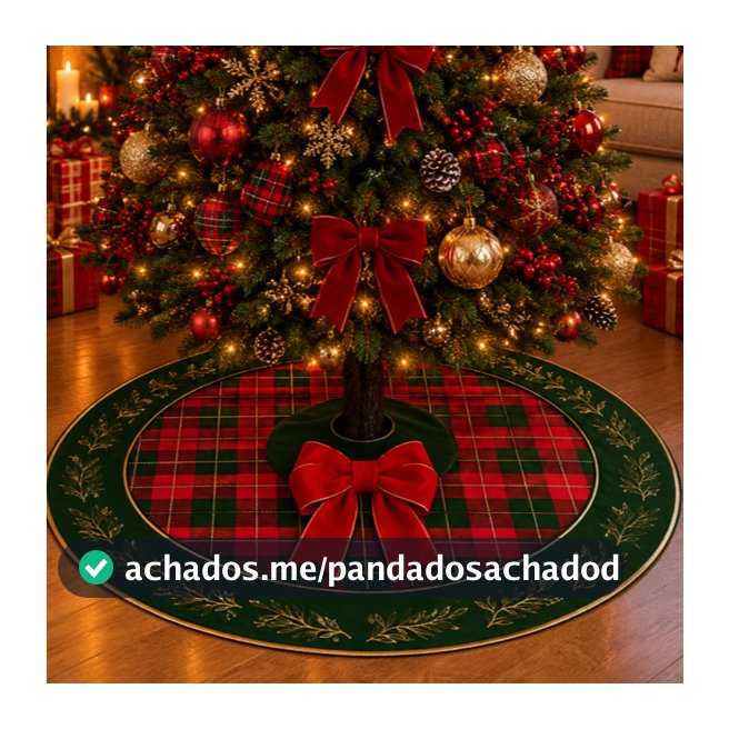 Saia Para Árvore De Natal Capa Para Base Decoração Natalina