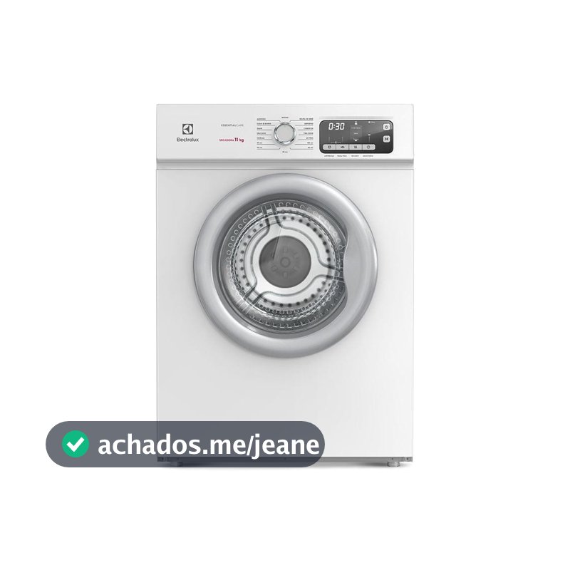 Secadora de Roupas Electrolux 11Kg  Branca Essential Care com Função Antirrugas (STL11)