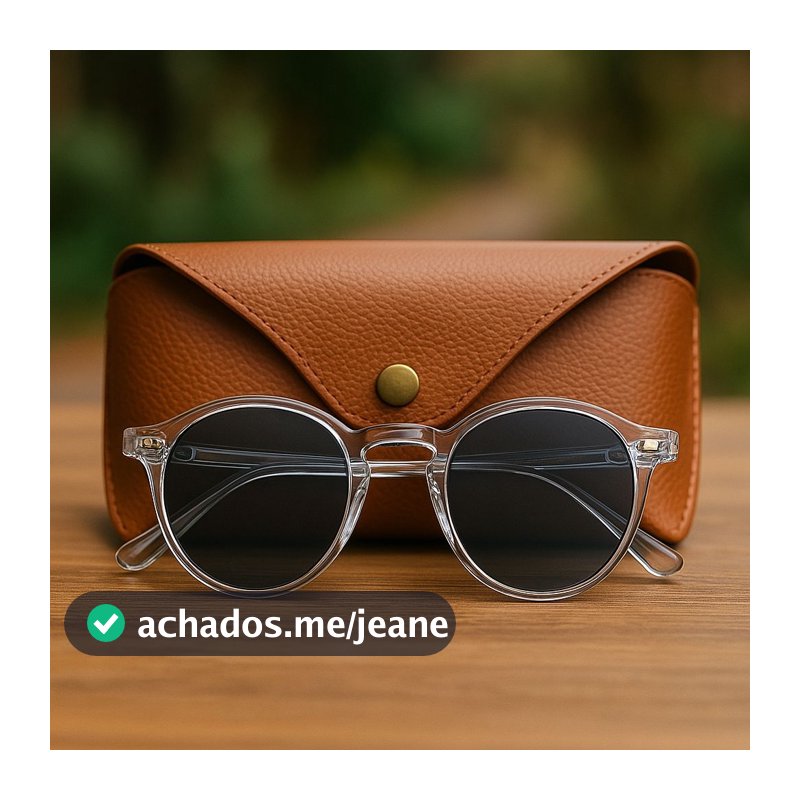 PROMOÇÃO - Óculos Behave New Gray Cinza Transparente