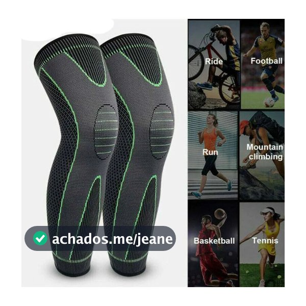 Meia De Compressão Térmica Circulação Joelheira de Compressão Fitness Pronta Entrega