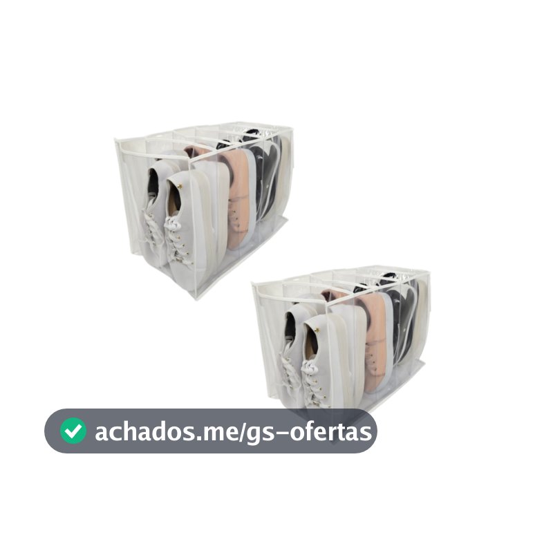 2 Colmeia Organizadora XG (40x25x30 - 5 nichos) - Sapatos, Tênis ,Closet