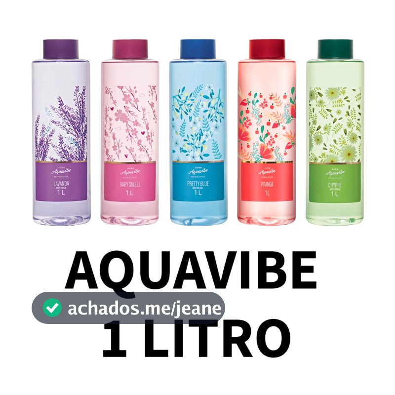 Avon Perfume Body Splash Aquavibe 1 Litro ORIGINAL E LACRADO
