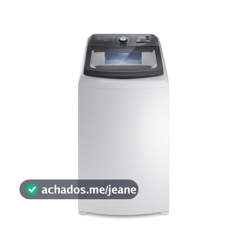 Máquina de Lavar Electrolux 14,5kg Efficient com Cesto Inox e Jet&Clean Branca LEE15