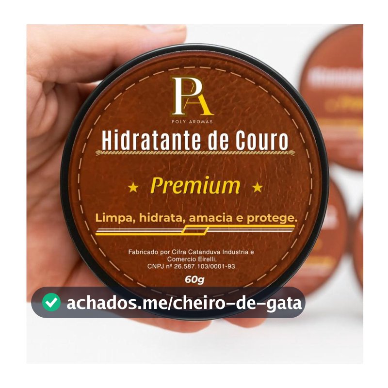 Cera Hidratante De Couro Limpa Hidrata Amacia e Protege - PolyAromas