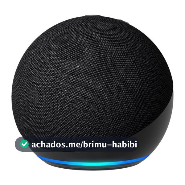 Echo Dot (5ª Geração): Smart Speaker com Alexa - Cor Preta