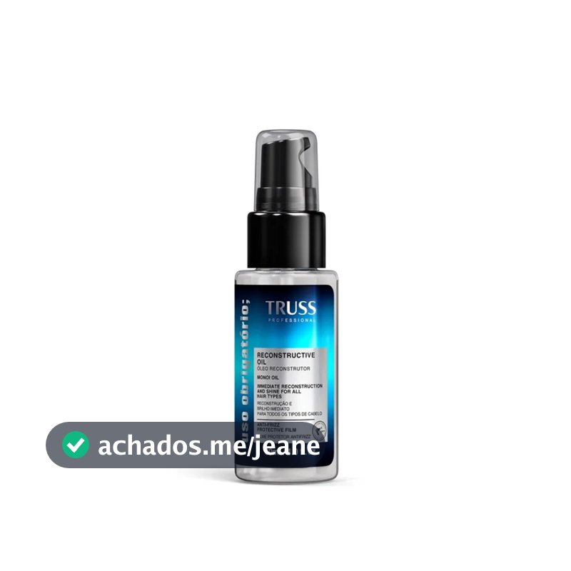 Truss Uso Obrigatório - Óleo Reconstrutor 30ml