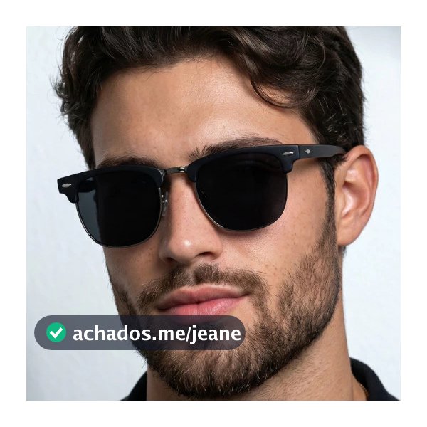Óculos de Sol Lyon Preto Fosco Premium Steampunk uv400 Masculino Feminino Unissex - Cacife Brand