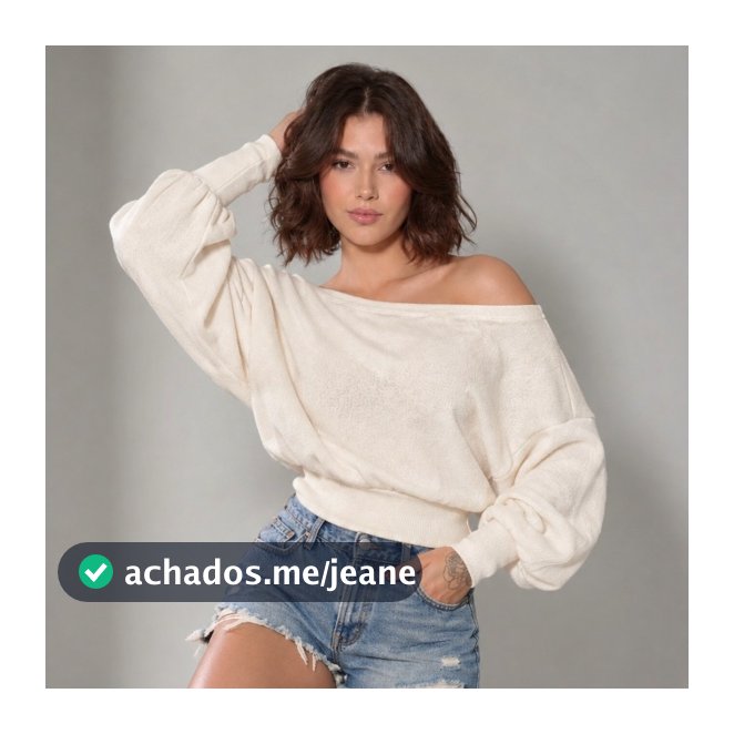 Blusa Feminina Manga Longa Malha Ribana Canelada Ombro a Ombro Casual Chic Moda Feminina