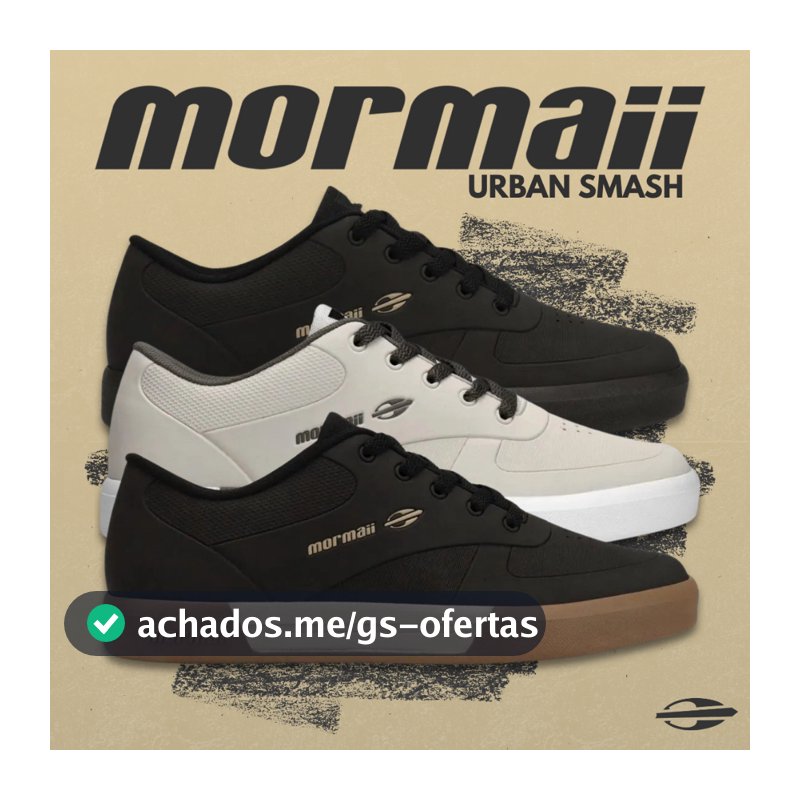 Tênis Mormaii Urban Smash Skatista Masculino Casual Original Streetwear Moda Urbana