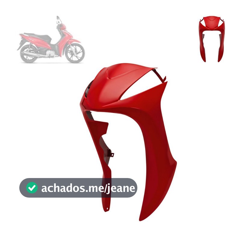 Bico Carenagem Frontal Pro Tork Moto Honda Biz 125 2011 2012 2013 Modelo Original