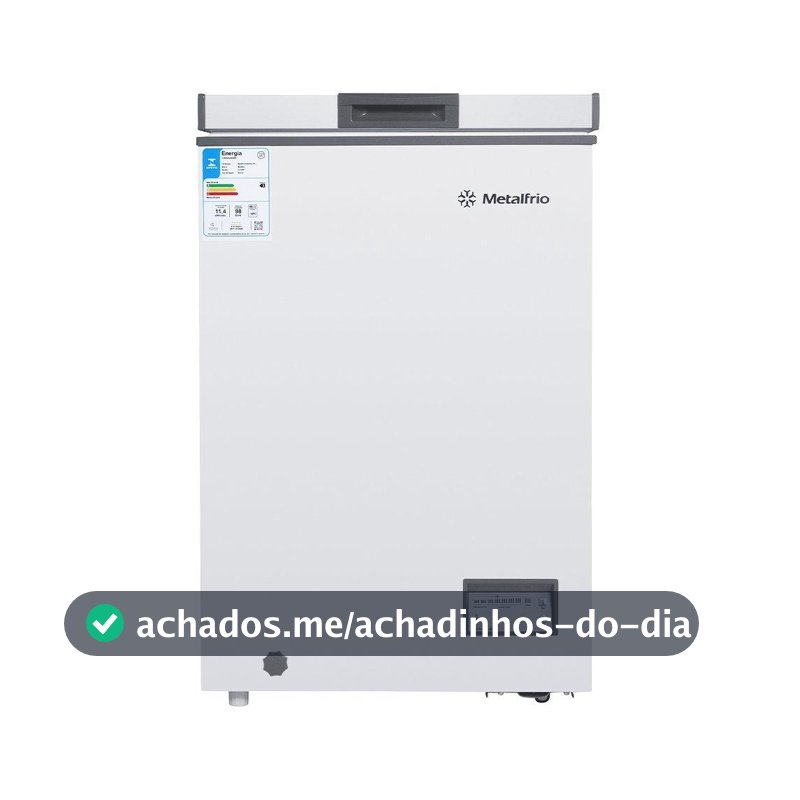 Freezer Metalfrio DA100 100L Inverter Bivolt Branco