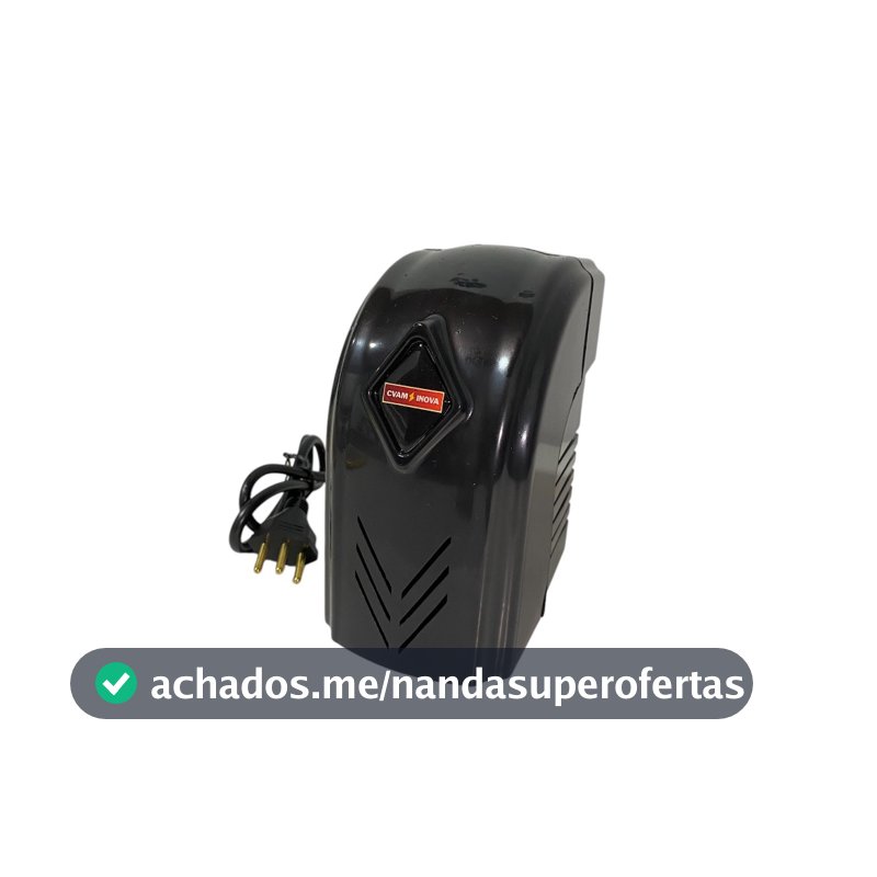 Protetor Eletrônico Bivolt 500VA com DPS e Chave Rearmável Contra Surtos Elétricos e Picos de Tensão