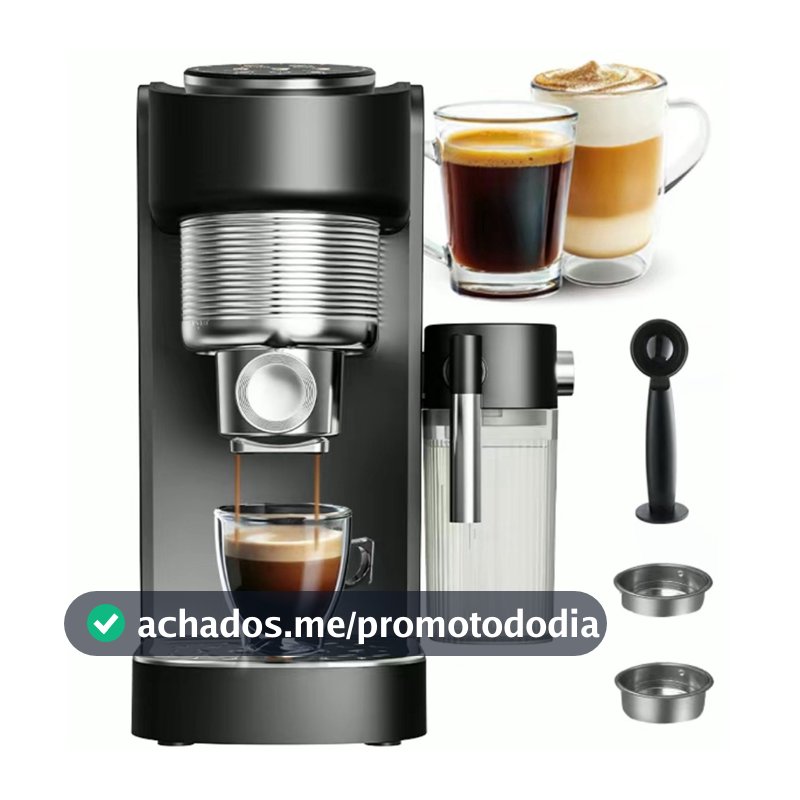 cafeteira elétrica italiano multifunciono 4 em 1 1.1L 110v ou 220v