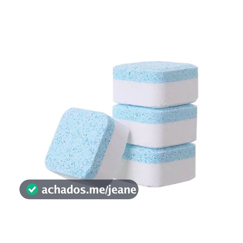 Pastilhas para Limpeza de Máquinas de Lavar Roupas Efervescentes Multifuncional