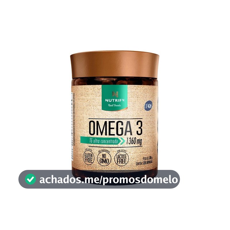 Ômega 3 TG Ultra Concentrado Nutrify 60 cápsulas